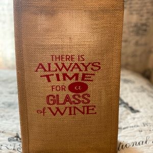 New Jute Wine Bag Holds up to 2 bottles 🍷
